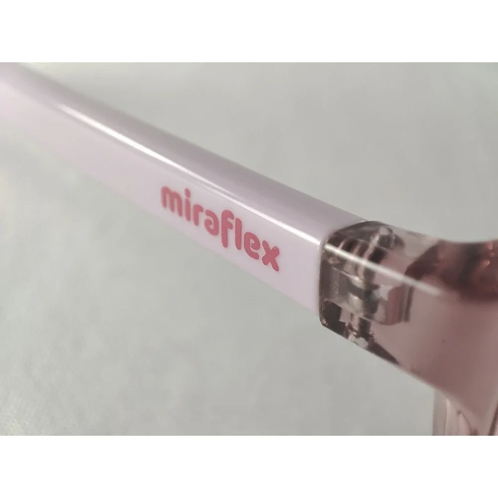 Miraflex‎ MF 4010 L358 Translucent Pink Purple Cat Eye Eyeglass Frames 51-16-135
